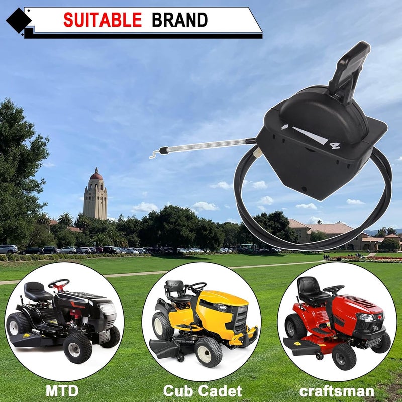 REEPLAR 2025 Upgrade 946-05098c Throttle Choke Cable Replace 946-05098A 946-05098b 746-05098a Compatible with Cub Cadet Throttle/Choke Cable XT1-LT46 LT50 GT50 GT54 ST54 XT2-LT54 LX46 GX54 - Image 4